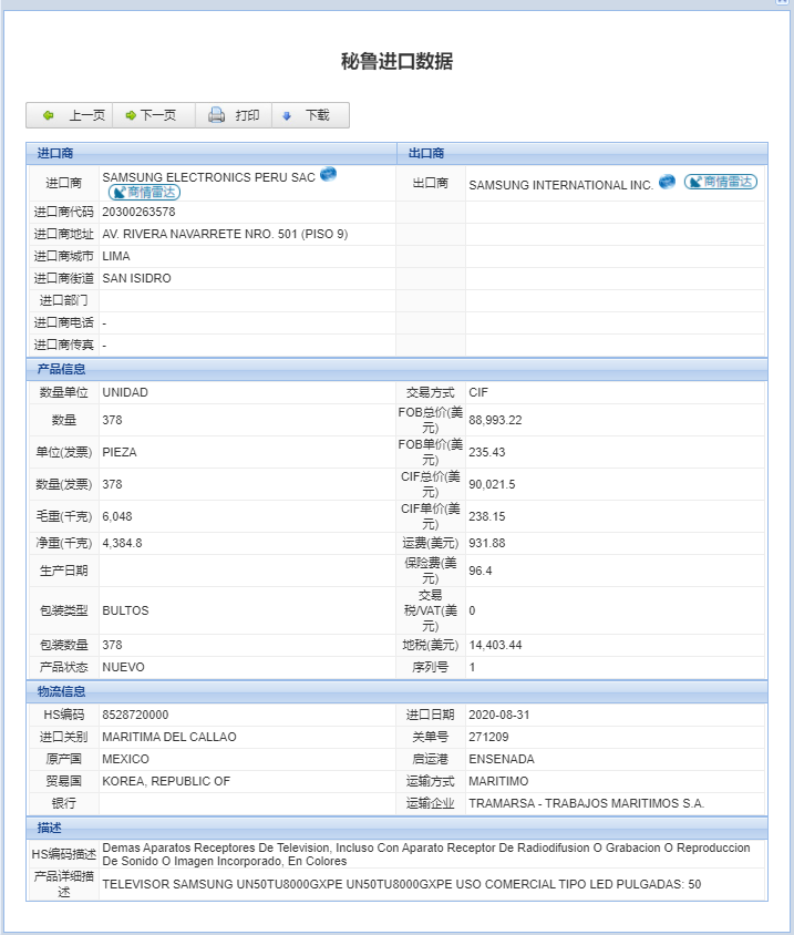 秘魯海關(guān)數(shù)據(jù)在哪里查詢？