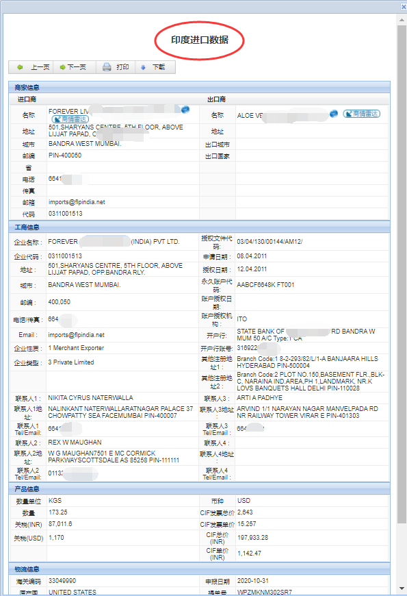 印度海關(guān)數(shù)據(jù)在哪里查詢？