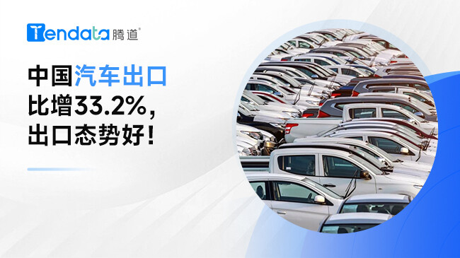 中國汽車出口比增33.2%，出口態(tài)勢好！