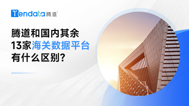 騰道和國(guó)內(nèi)其余13家海關(guān)數(shù)據(jù)平臺(tái)有什么區(qū)別？一文掌握！